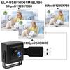 ELP 180degree Fisheye Lens Wide Angle USB Camera 1080P Mini Box Webcam 1080P High Speed UVC USB2.0 PC Camera CMOS OV2710 100fps 60fps 30fps Video Webcam for Computer, Laptop, Jetson Nano view 3
