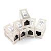 CablesOnline 5-Pack CAT.6A Gigabit Modular Inline Coupler Female to Female, FTP, Shielded Silver (T-66A1-5) view 1