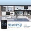 AVANTEK Wireless Doorbell, D-3B Waterproof Door Chime Kit Operating at over 1300 Feet with 2 Plug-In Receivers, 52 Melodies, CD Quality Sound and LED Flash view 3