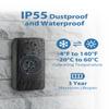 AVANTEK Wireless Doorbell, D-3B Waterproof Door Chime Kit Operating at over 1300 Feet with 2 Plug-In Receivers, 52 Melodies, CD Quality Sound and LED Flash view 4