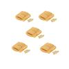 dophee 5Pcs Gold Retro Style Toggle Catch Lock Clasp Box Latch, 0.98"x0.79" view 1