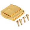 dophee 5Pcs Gold Retro Style Toggle Catch Lock Clasp Box Latch, 0.98"x0.79" view 4