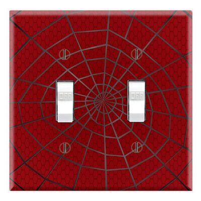 Graphics Wallplates - Spiderweb - Dual Toggle Wall Plate Cover