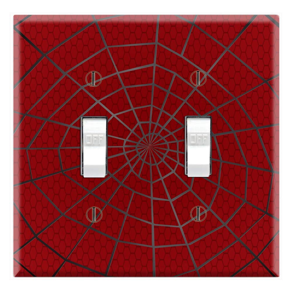 Graphics Wallplates - Spiderweb - Dual Toggle Wall Plate Cover