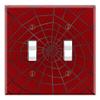 Graphics Wallplates - Spiderweb - Dual Toggle Wall Plate Cover view 1