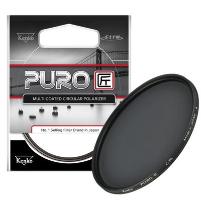 Kenko Puro C-PL Filter 77mm Multi-Coated, Wide Angle Slim Frame 227759