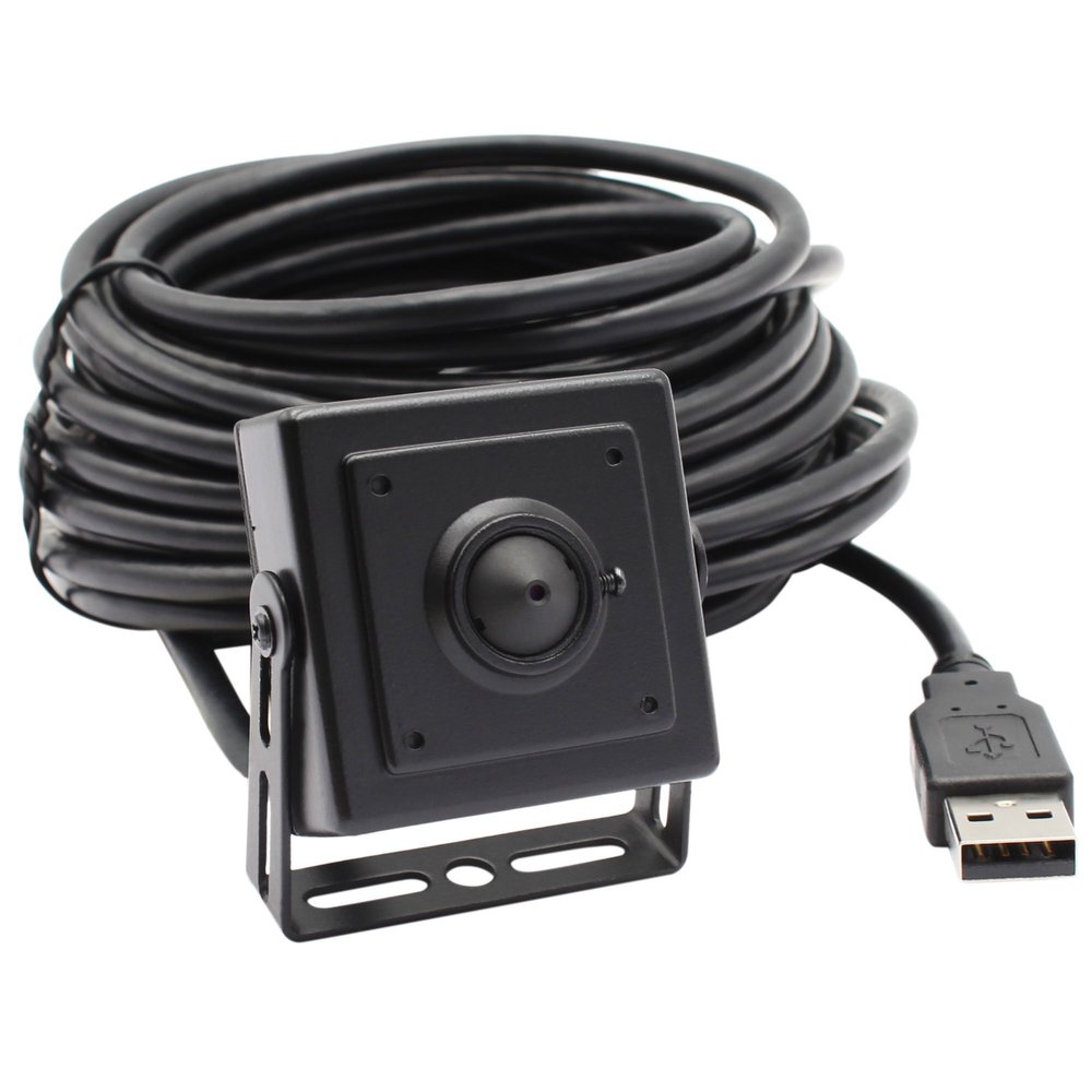 ELP 3.7mm Mini Pinhole USB Camera for Computer 1.3megapixel 960P Low Light PC Camera with Metal Case 0.01lux HD Webcam for Laptop UVC Industrial Medical Raspberry Pi Open CV Webcamera