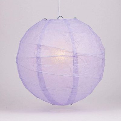 PaperLanternStore.com 12 Inch Lavender Irregular Paper Lantern (10 PACK)