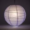 PaperLanternStore.com 12 Inch Lavender Irregular Paper Lantern (10 PACK) view 2