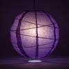 PaperLanternStore.com 12 Inch Purple Irregular Paper Lantern (10 PACK) view 2