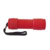 9 LED Red Torch Light Mini Flashlight Camping Hiking Rubber Case GAR69 view 3