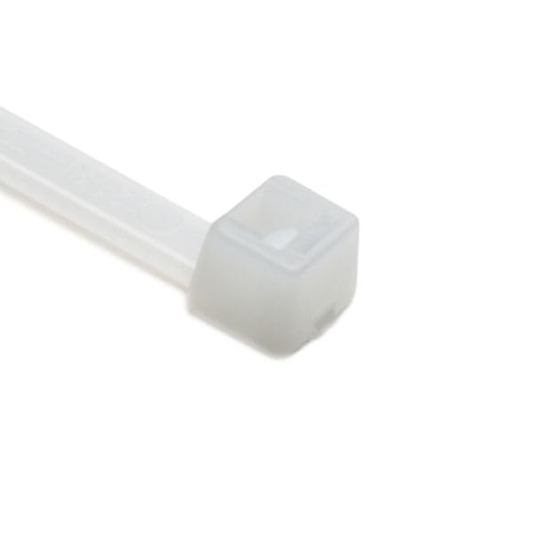 Hellermann Tyton North America T50R9PPC2 High Temp Tie, 8" Long,25 lb. Tensile Strength, PP, Natural, 0.19" Width, 8" Length (Pack of 100)