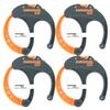 Cable Cuff PRO (4 Pack: 4x Large 3 Inch Diameter) Adjustable, Reusable, Cable Tie Replacements for Extension Cords or Electronics view 1