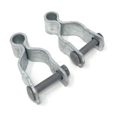 Pressed Steel Chain Link Fence Frame Hinge w/Bolt - (2 Sets Pack) (1-3/8")