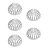 GSW FS-DS Heavy Duty Aluminum Dome Sink Drain Strainer Floor Drain Cover for Kitchen, Restaurant, Bar, Buffet or Food Service. 5-1/4" Diameter x 2-1/4"H (5 pcs) view 1