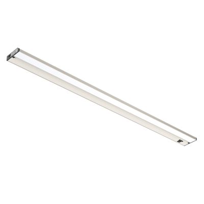 GETINLIGHT 48-Inch 3-CCT LED Under Cabinet Light, Hardwired/Plug-in, Nickel