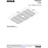 KOHLER Sink Rack for K-5290-NA Undertone and K-5290-HCF Undertone Preserve Sinks, Stainless Steel, view 2