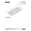 KOHLER Sink Rack for K-5290-NA Undertone and K-5290-HCF Undertone Preserve Sinks, Stainless Steel, view 3