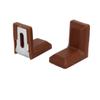 uxcell 28mmx17mmx28mm Plastic L Shaped Cover Right Angle Corner Brace Brackets 4pcs view 2
