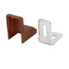 uxcell 28mmx17mmx28mm Plastic L Shaped Cover Right Angle Corner Brace Brackets 4pcs view 3