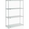 Nexel Wire Shelving, Poly-Z-Brite, 48" W x 21" D x 74" H view 1