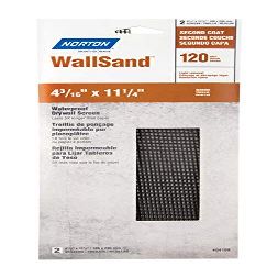 Norton WallSand 11-1/4 in. L x 4-3/16 in. W 120 Grit Fine Silicon Carbide Drywall Sanding Screen
