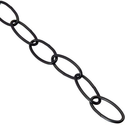 Chain Extension for Hanging Baskets, Planters, Powder Black