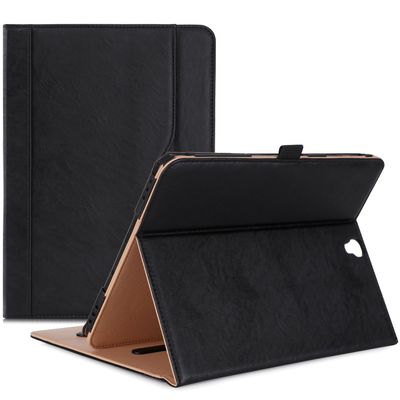 ProCase Galaxy Tab S3 9.7 Case, Stand Folio Case Cover for Galaxy Tab S3 Tablet (9.7 Inch, SM-T820 T825 T827), with Multiple Viewing Angles, Document Card Pocket -Black