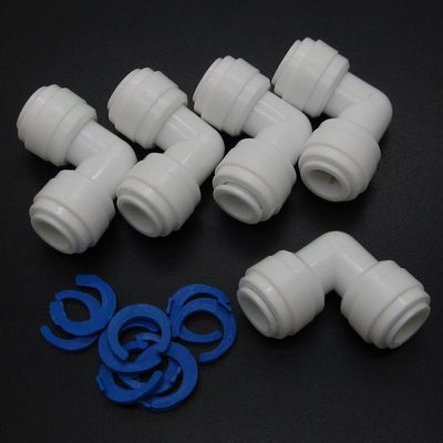 5 PCS 3/8 "x3/8" Tube Push Union Elbow Quick Connect for RO Water Filter Fitting