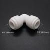 5 PCS 3/8 "x3/8" Tube Push Union Elbow Quick Connect for RO Water Filter Fitting view 4