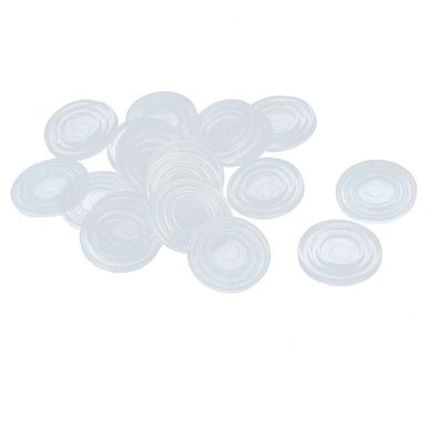 uxcell 25mm Dia Non-Slip Soft Grip Pad Buffer Cushion Mat Hold 20PCS for Glass Table