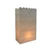 Quasimoon PaperLanternStore.com White Paper Luminaries/Luminary Lantern Bags Path Lighting (10 Pack) view 1