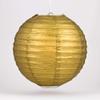 Quasimoon PaperLanternStore.com 20 Inch Gold Round Paper Lanterns (10 Pack) view 1