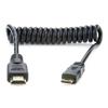 Atomos 11.81"/30cm Coiled Mini HDMI to Full HDMI Cable view 1