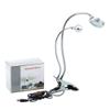 FILFEEL 2in1 LED with Clip, Illuminated Lights for Nail Desk Manicure Makeup Bed Reading Use Flexible Metal Hose with USB Interface view 1