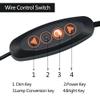 FILFEEL 2in1 LED with Clip, Illuminated Lights for Nail Desk Manicure Makeup Bed Reading Use Flexible Metal Hose with USB Interface view 2