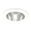 WAC 4in Low Voltage Round Adjustable Recessed Light Trim with Open Specular Reflector in White and White 8W 500 Lumens MR16 LED Lamp, HR-8401 or HR-8402 Housing Sold Separately view 1