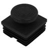 uxcell 48mm x 48mm Thread Tube Insert Adjustable PP Plastic Leveling Foot Black 8 Sets view 2