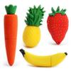 LEIZHAN 4X16GB Fruits USB Flash Drive Cute USB Thumb Drive Memory Stick Pineapple Carrot Banana Strawberry Pen Drive Gift Data Storage U Disk(Pack of 4 Fruits) view 1