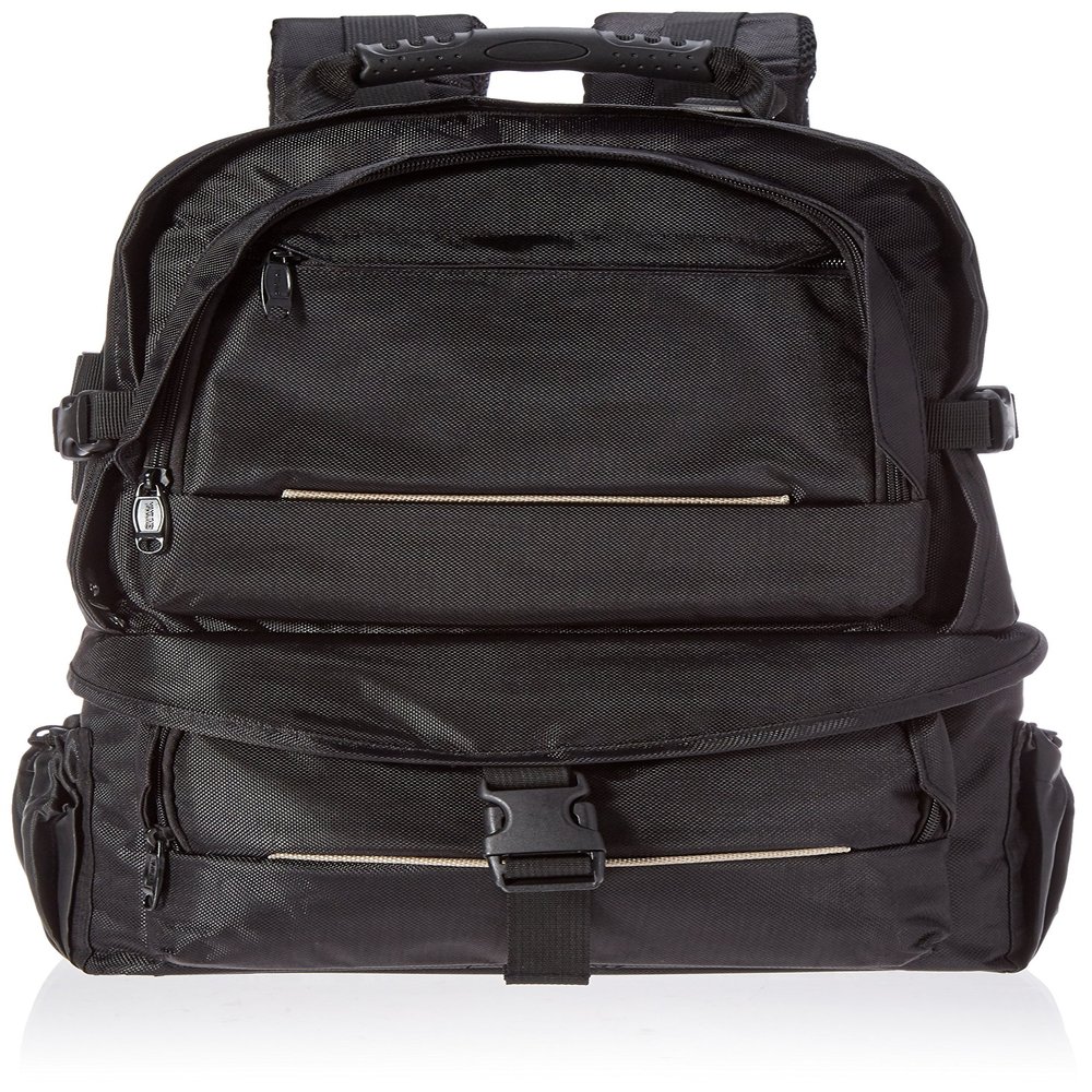 2xhome - Large Deluxe Pro Photo Studio Camera Case Carry Shoulder Travel Bag Photography Backpack for Canon Nikon Sony DSLR SLR