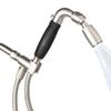High Sierra Solid Lead-Free Metal Handheld Shower Head, Trickle Valve, Includes 72 Flexible Stainless Steel Hose With Biofilm Resistant Silicone Inner Tube, Holder. Low Flow 1.8 GPM. Nickel view 1