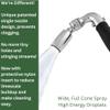 High Sierra Solid Lead-Free Metal Handheld Shower Head, Trickle Valve, Includes 72 Flexible Stainless Steel Hose With Biofilm Resistant Silicone Inner Tube, Holder. Low Flow 1.8 GPM. Nickel view 2