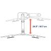 Ergotron LX Dual Direct Monitor Arm, VESA Desk Mount for 2 Monitors Up to 25 Inches, 2 to 11 lbs Each White view 3