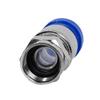 SaferCCTV (Pack of 100) Waterproof Moist-Proof Rg6 F Connector Adapter Plug Coax Compression for Antennas CATV CCTV Satellite Cable Coaxial Tv Fitting view 2