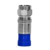 SaferCCTV (Pack of 100) Waterproof Moist-Proof Rg6 F Connector Adapter Plug Coax Compression for Antennas CATV CCTV Satellite Cable Coaxial Tv Fitting view 3