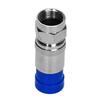 SaferCCTV (Pack of 100) Waterproof Moist-Proof Rg6 F Connector Adapter Plug Coax Compression for Antennas CATV CCTV Satellite Cable Coaxial Tv Fitting view 4