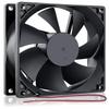 GDSTIME 92mm x 92mm x 25mm 90mm 3.6 Inches 12v Brushless DC Cooling Fan 2 Pin view 1