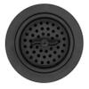 Westbrass Wing Nut Style Large Kitchen Sink Basket Strainer, 2 Pack, Matte Black, D2135-62 view 2