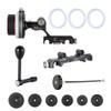 JTZ DP30 Cine Follow Focus Puller 15mm / 19mm Rail Sytem KIT for FS700 C300 C500 II III Blackmagic URSA Mini BMCC BMPCC 4K 6K A7 A7R A7S II III IV A9 ARRI Lens Video Cinema DSLR Cameras view 1