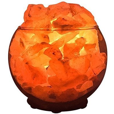 Himalayan CrystalLitez Sphere Bowl Salt Lamp with Dimmer Cord
